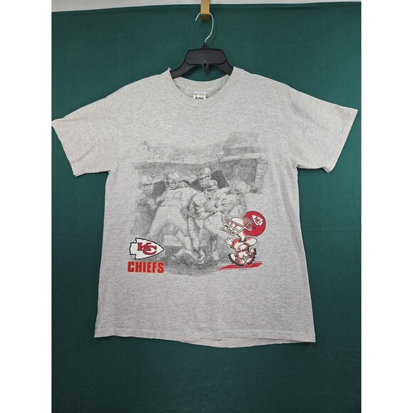 Vintage 90s Kansas City Chiefs Snoopy T-Shirt Men’s Large Single Stitch**READ** - Picture 1 of 12